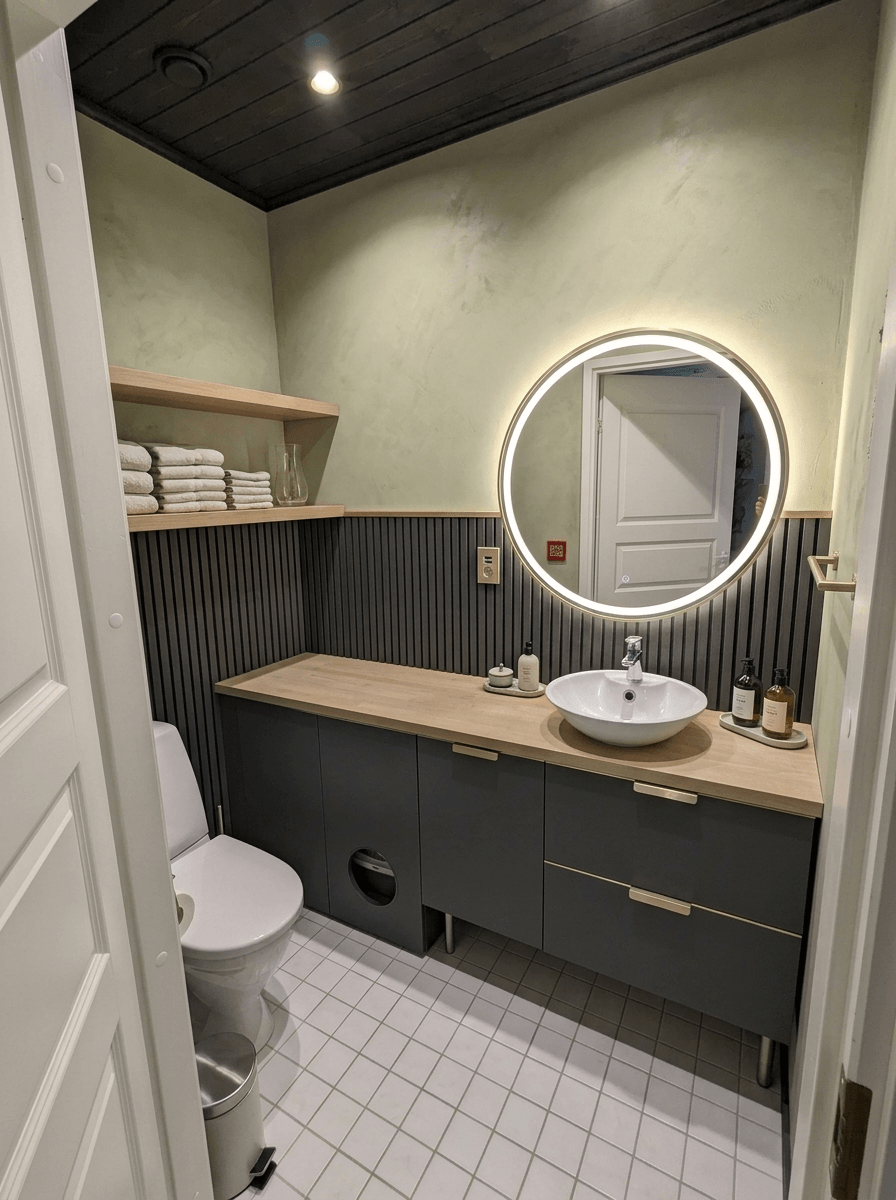Bathroom interior in no_style style — photo by GenRoom AI