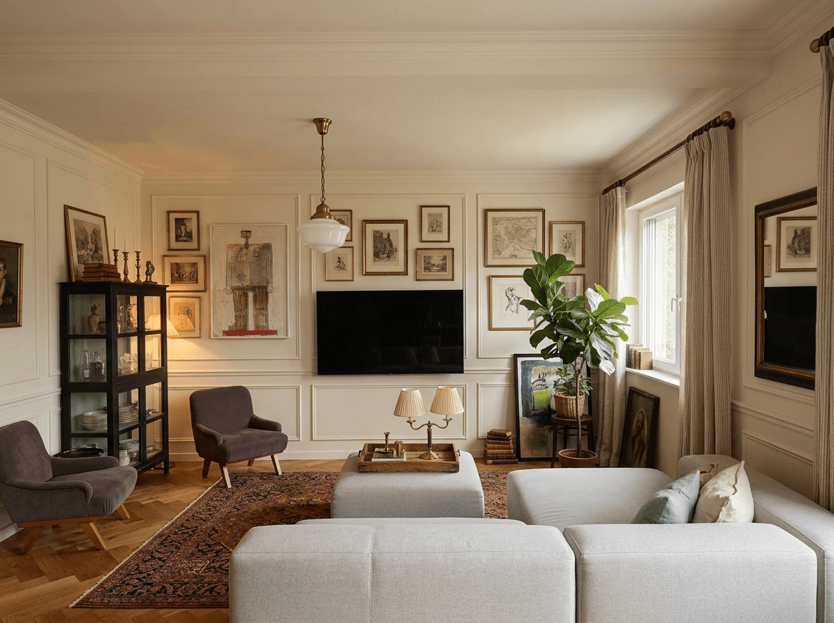 Interior design in Contemporary style — Living Room by GenRoom AI