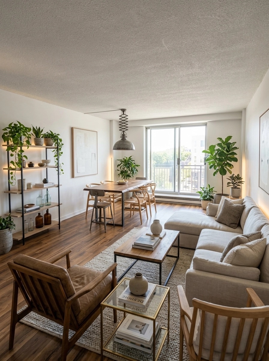 Scandinavian Living Room design — interior photo by GenRoom AI
