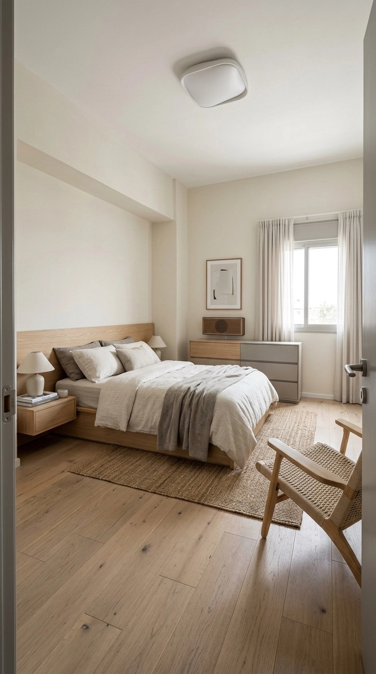 Interior design in Scandinavian style — Bedroom by GenRoom AI
