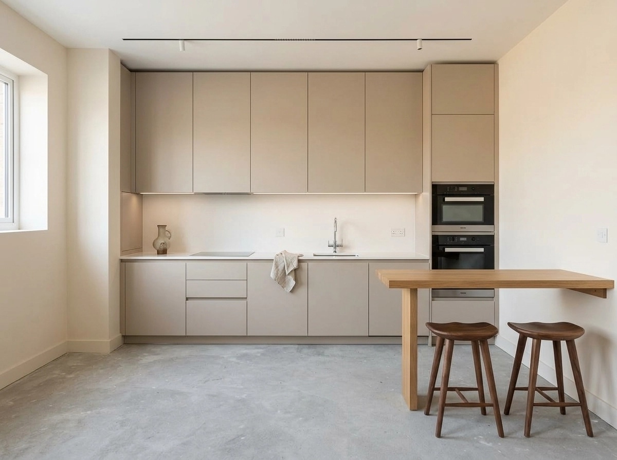 Minimalism Kitchen design — interior photo by GenRoom AI