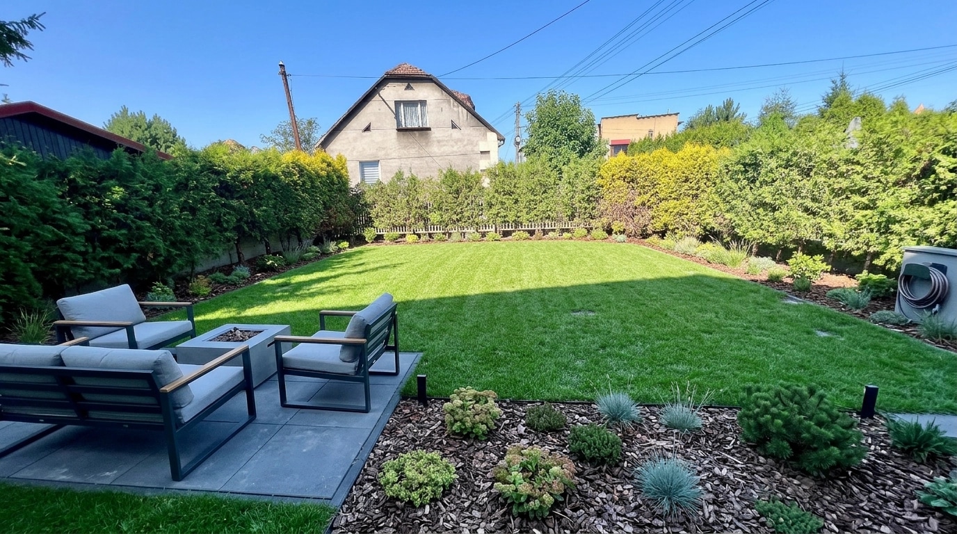 Landscape design in Minimalist Yard style — Yard by GenRoom AI