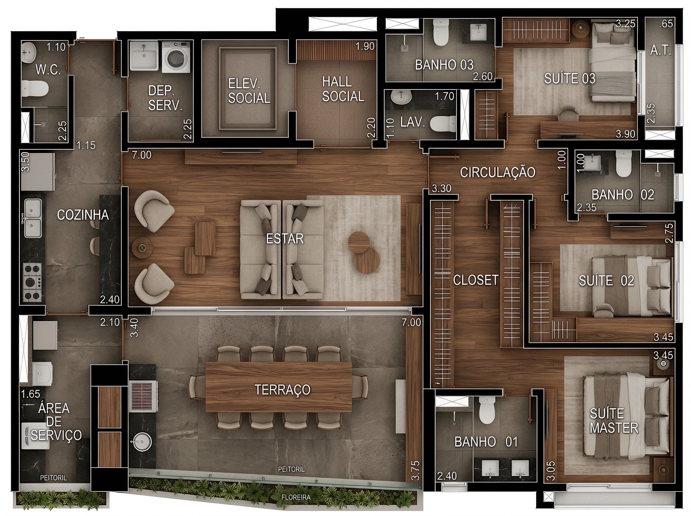 Interior design in Contemporary style — Living Room by GenRoom AI