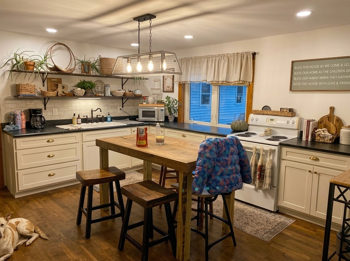 Modern Farmhouse Kitchen design — interior photo by GenRoom AI