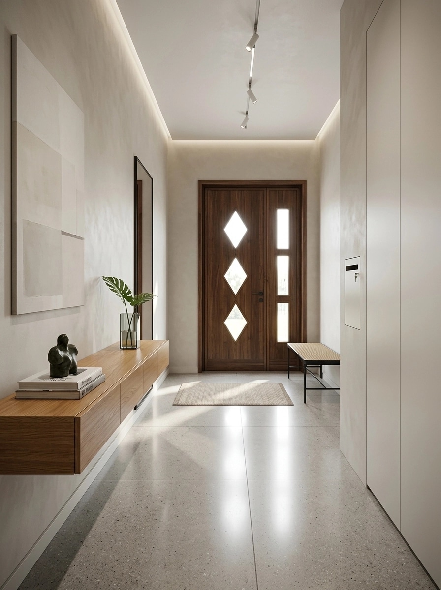 Interior design in Minimalism style — lobby by GenRoom AI