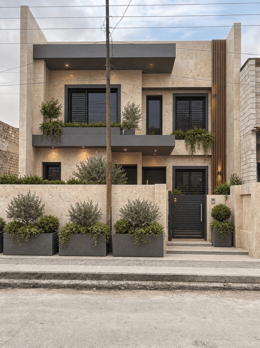 Facade design in no_style style — photo by GenRoom AI