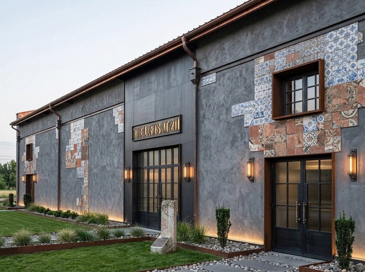 Facade design in Loft Facade style — Facade by GenRoom AI