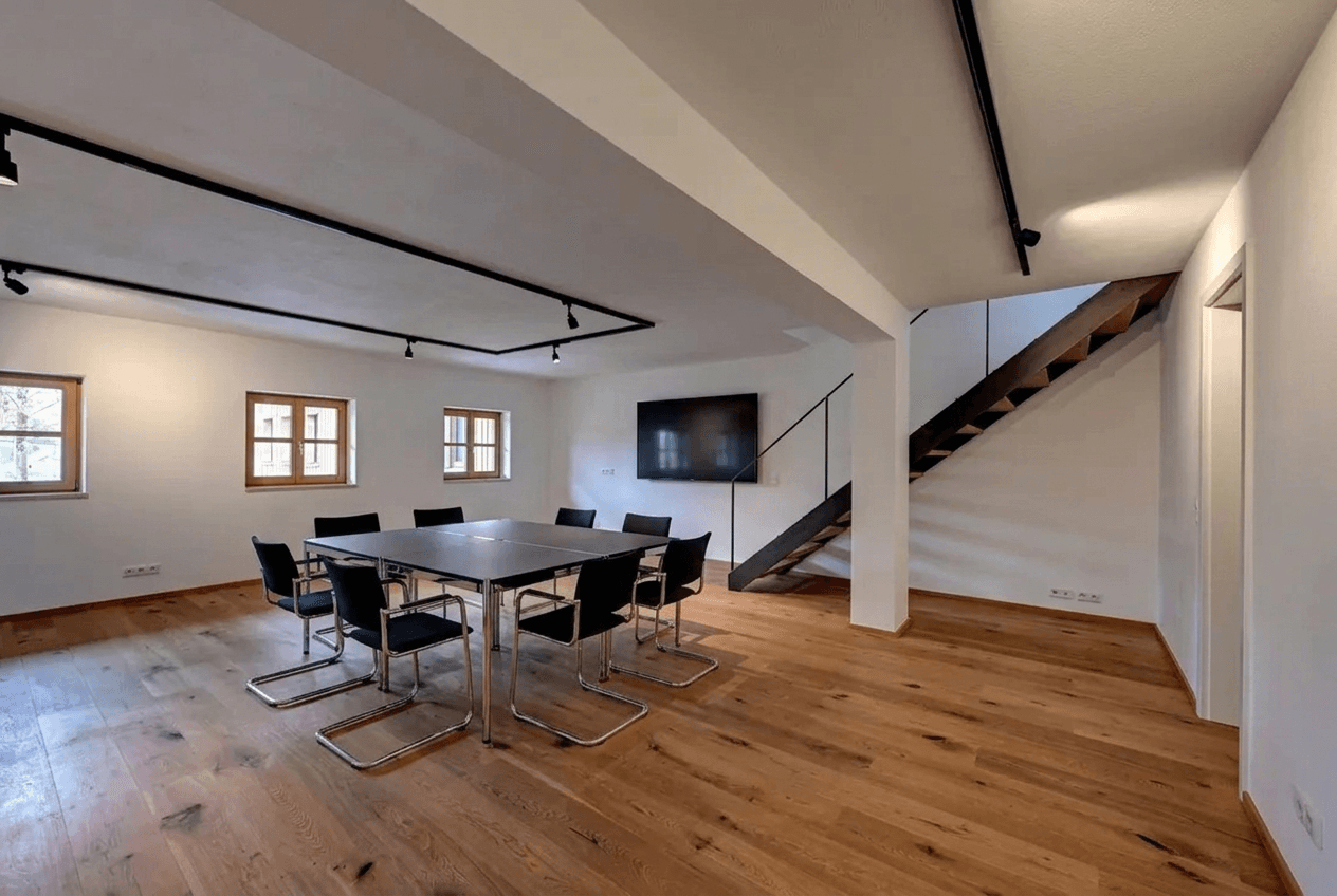 Office interior in Loft / Industrial style — photo by GenRoom AI