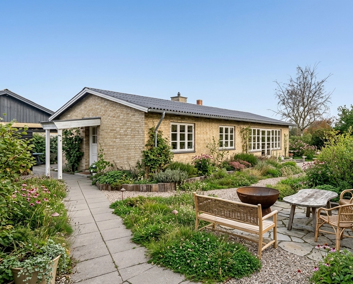 Landscape design in Eco Natural Garden style — Yard by GenRoom AI