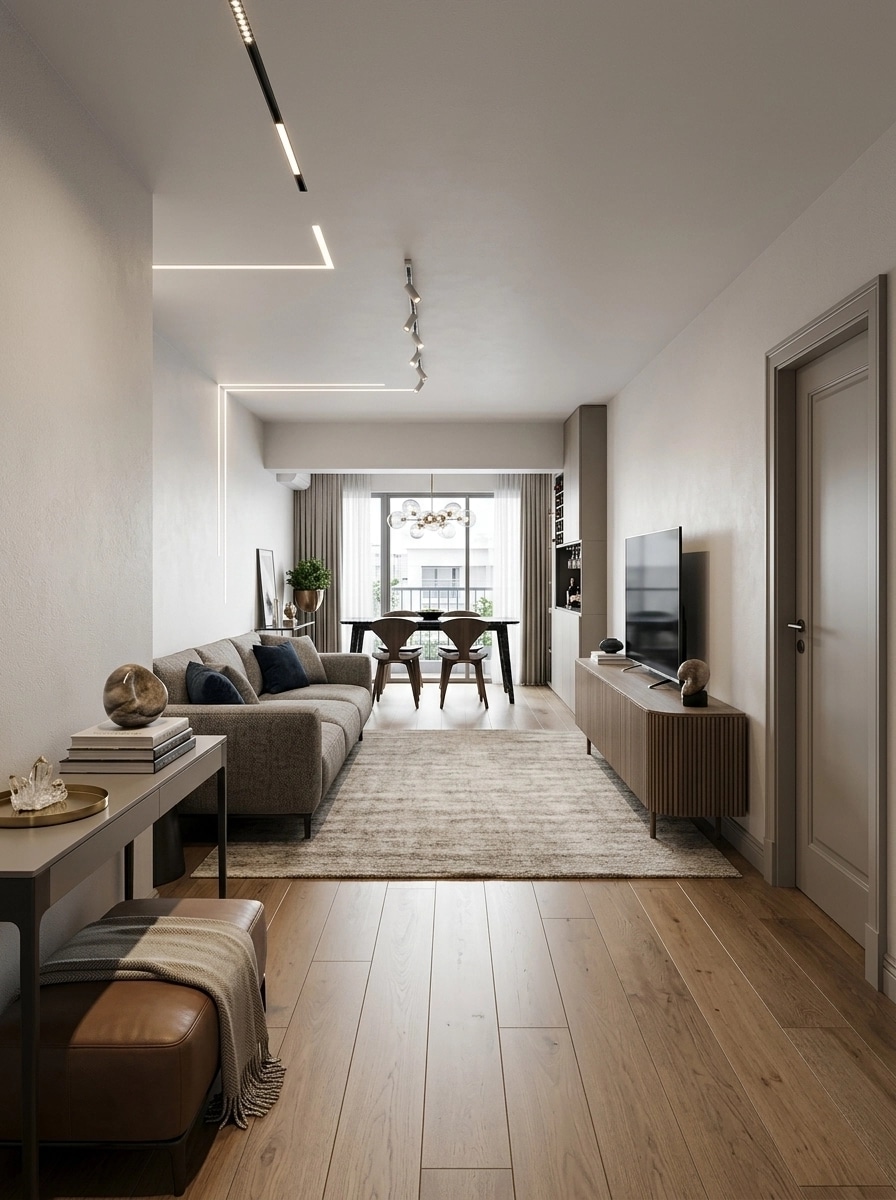 Interior design in Contemporary style — Living Room by GenRoom AI