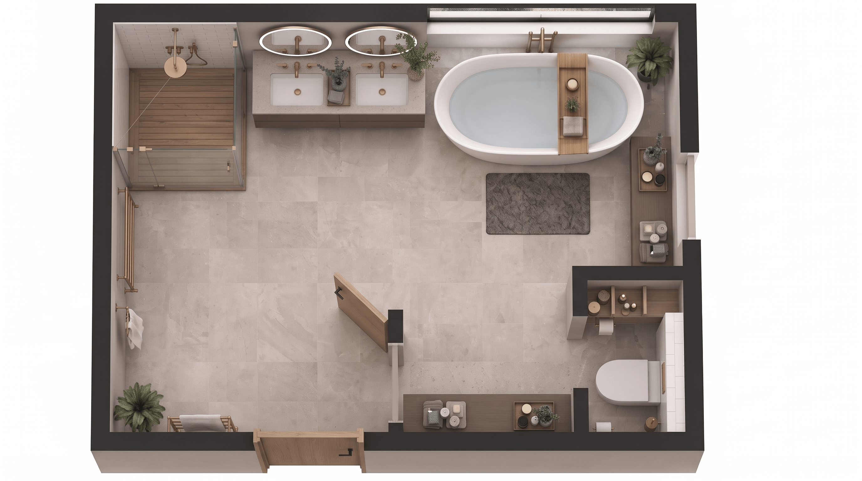 Interior design in Contemporary style — Living Room by GenRoom AI