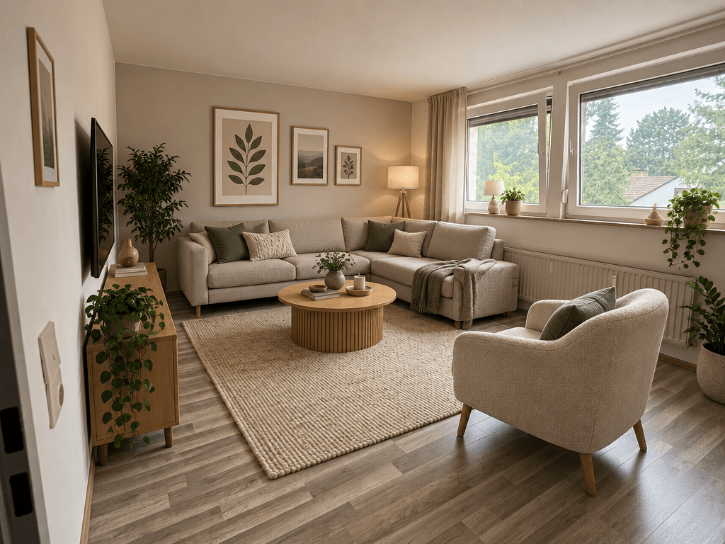 Scandinavian Living Room design — interior photo by GenRoom AI