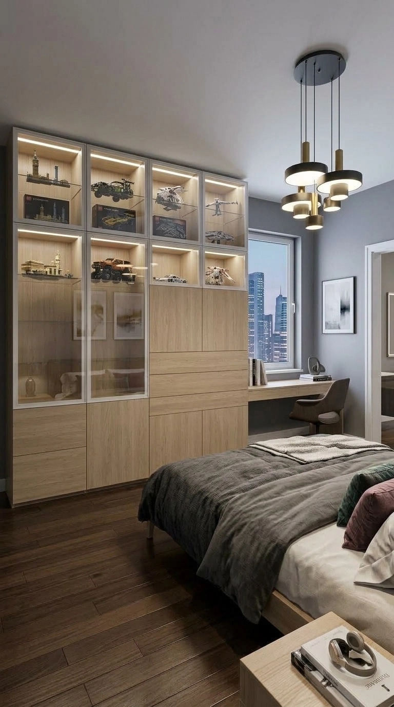 Contemporary Bedroom design — interior photo by GenRoom AI