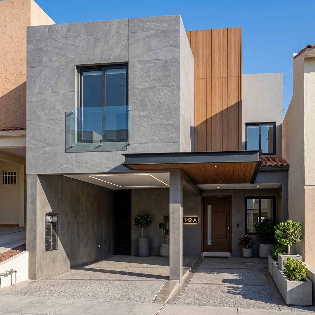 Contemporary Facade Facade design — facade photo by GenRoom AI