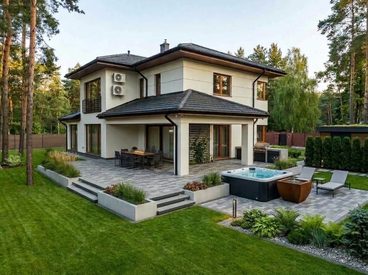 Contemporary Yard Yard design — yard photo by GenRoom AI