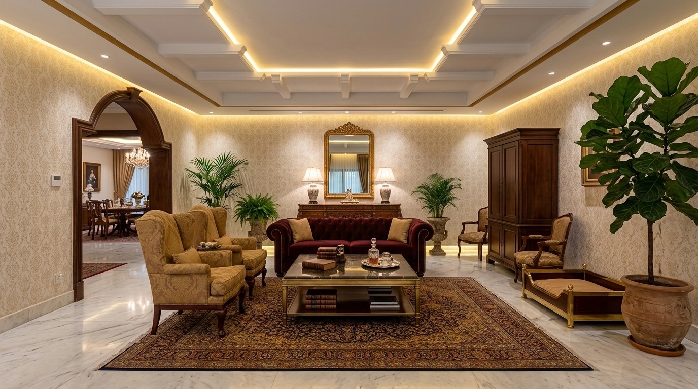 Interior design in Classic style — Living Room by GenRoom AI