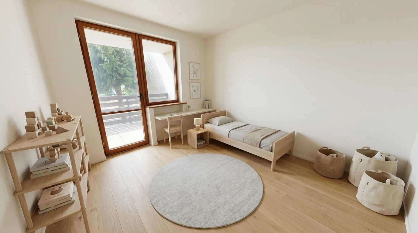 Minimalism Çocuk Odası design — interior photo by GenRoom AI