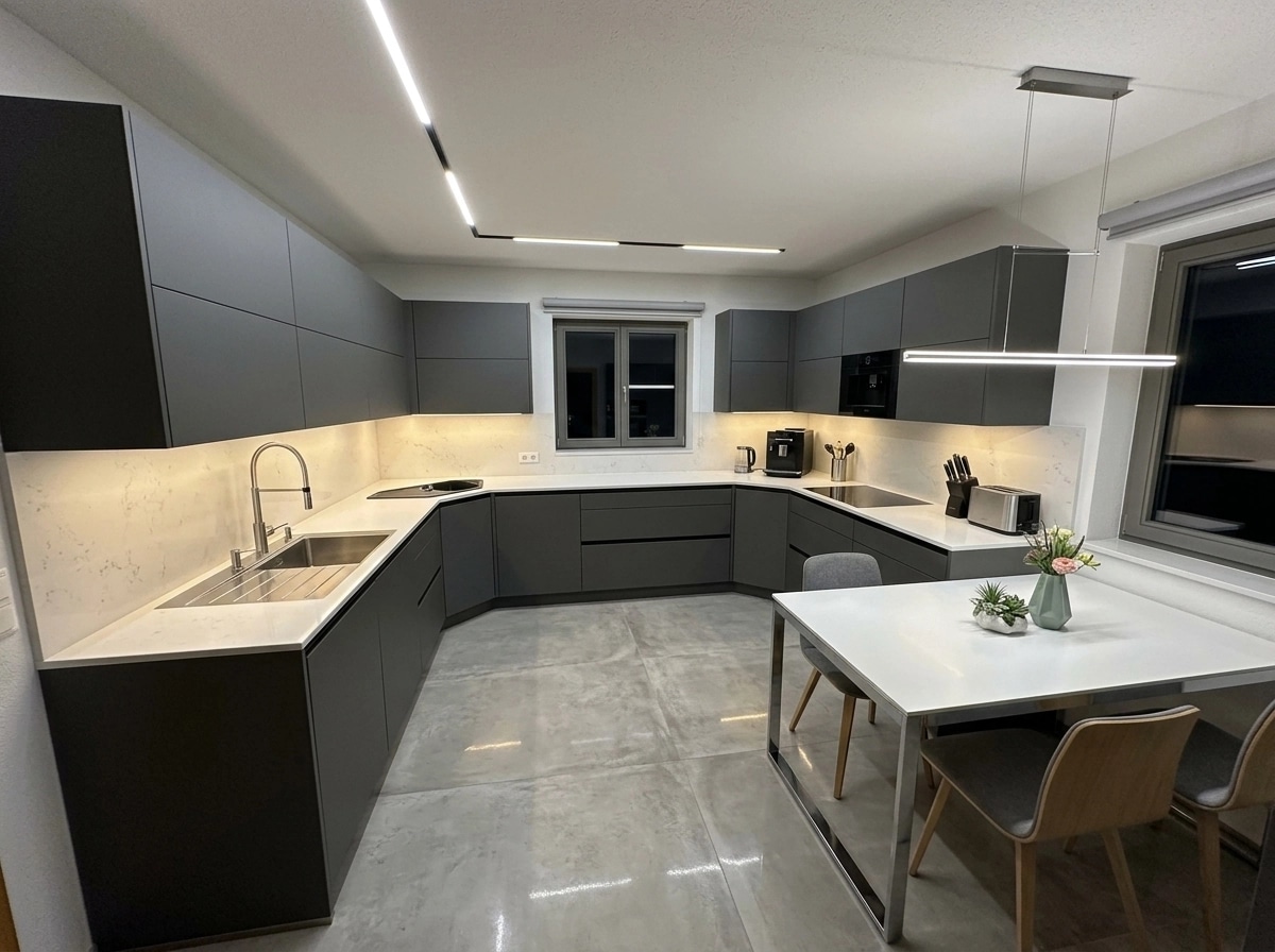 Kitchen interior in no_style style — photo by GenRoom AI