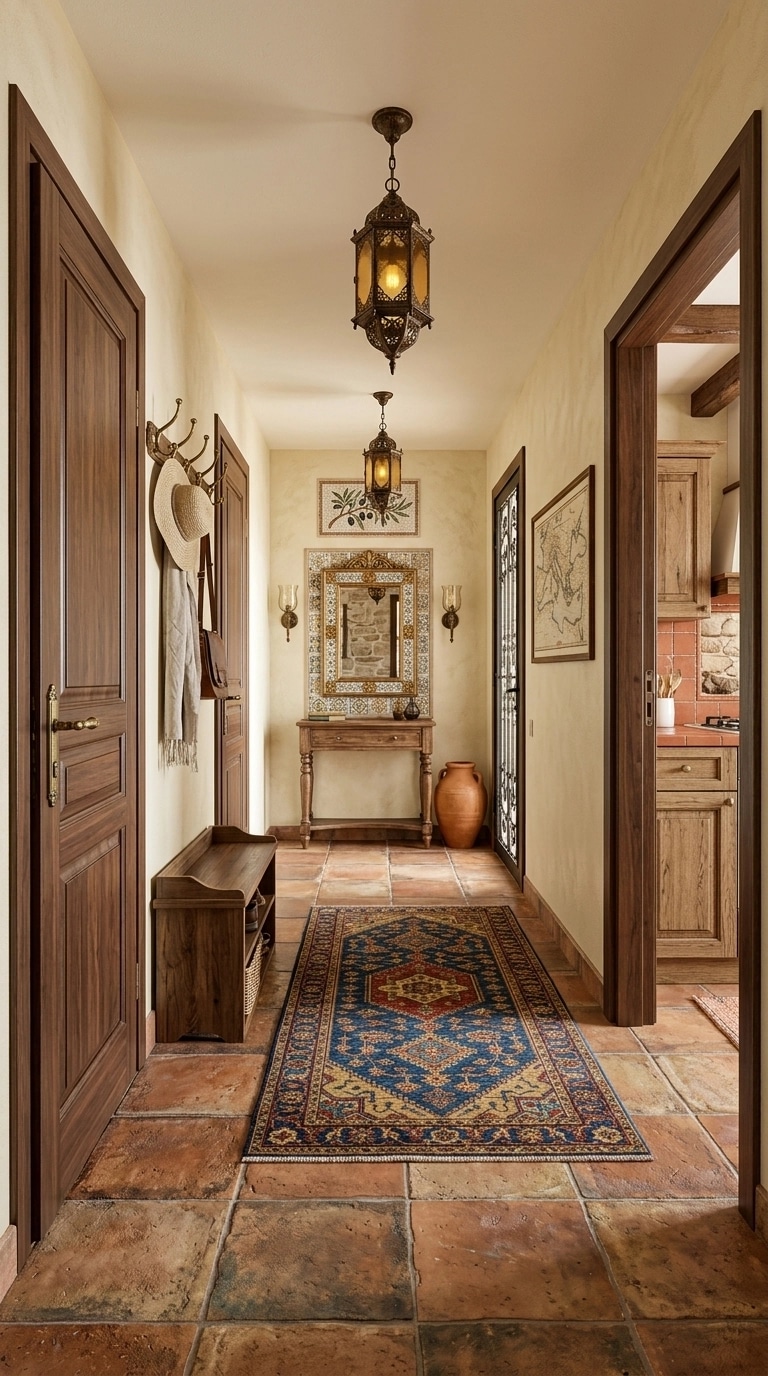 Interior design in Mediterranean style — Hallway by GenRoom AI