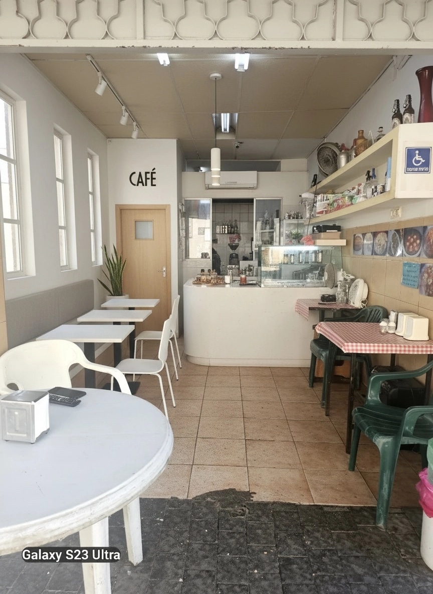 Interior design in Minimalism style — cafe by GenRoom AI