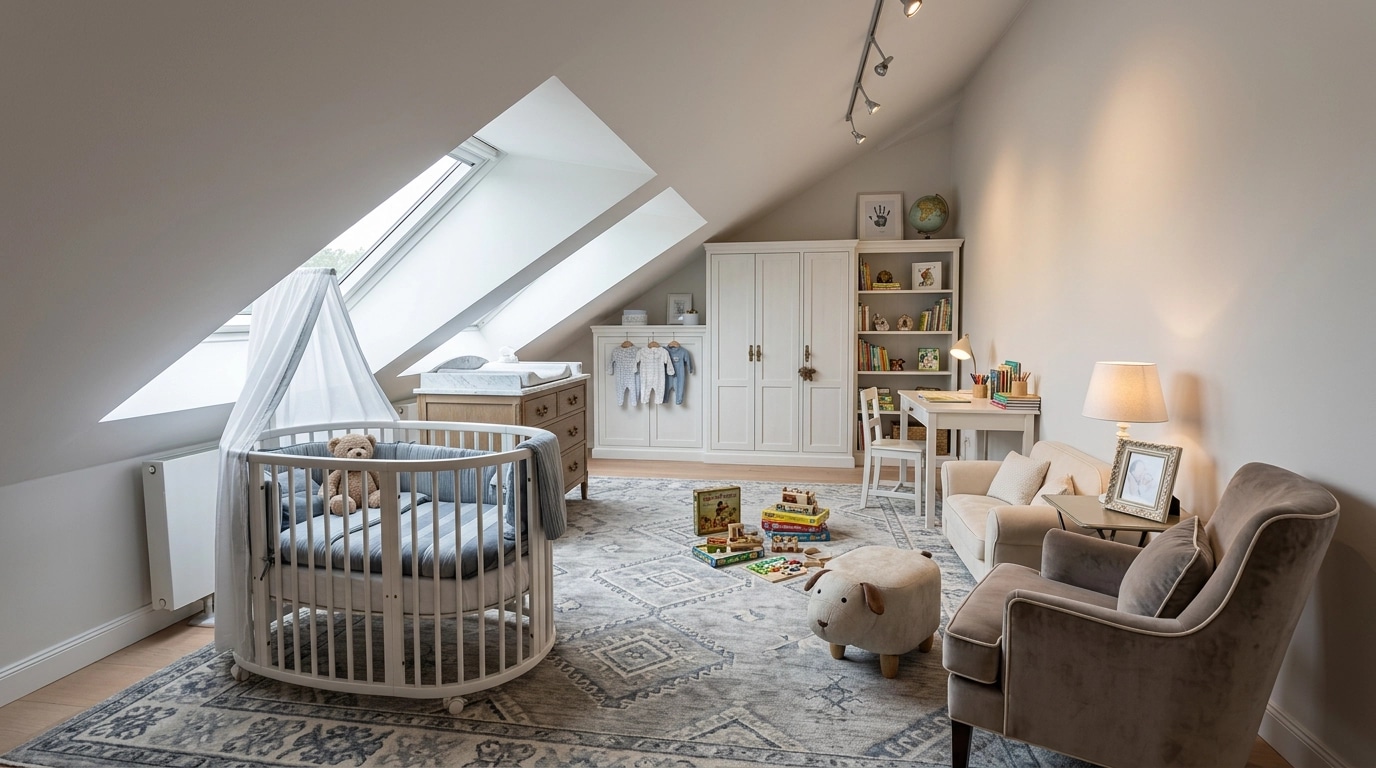 Interior design in Transitional style — Kids Room by GenRoom AI