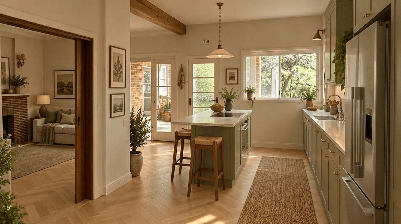Kitchen interior in no_style style — photo by GenRoom AI
