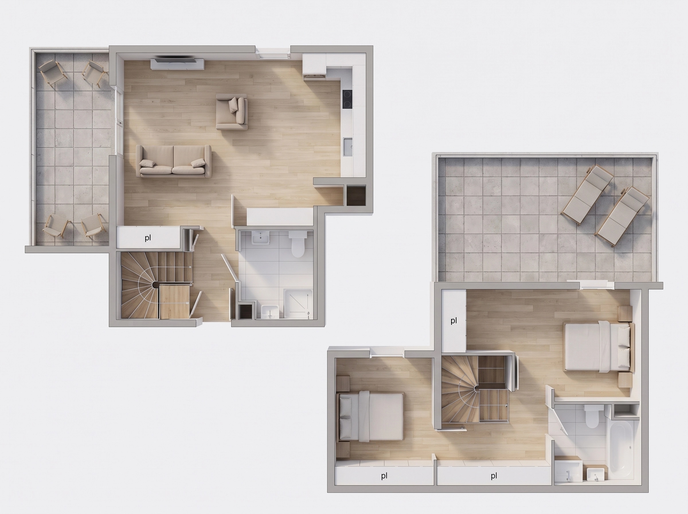 Minimalism Living Room design — interior photo by GenRoom AI