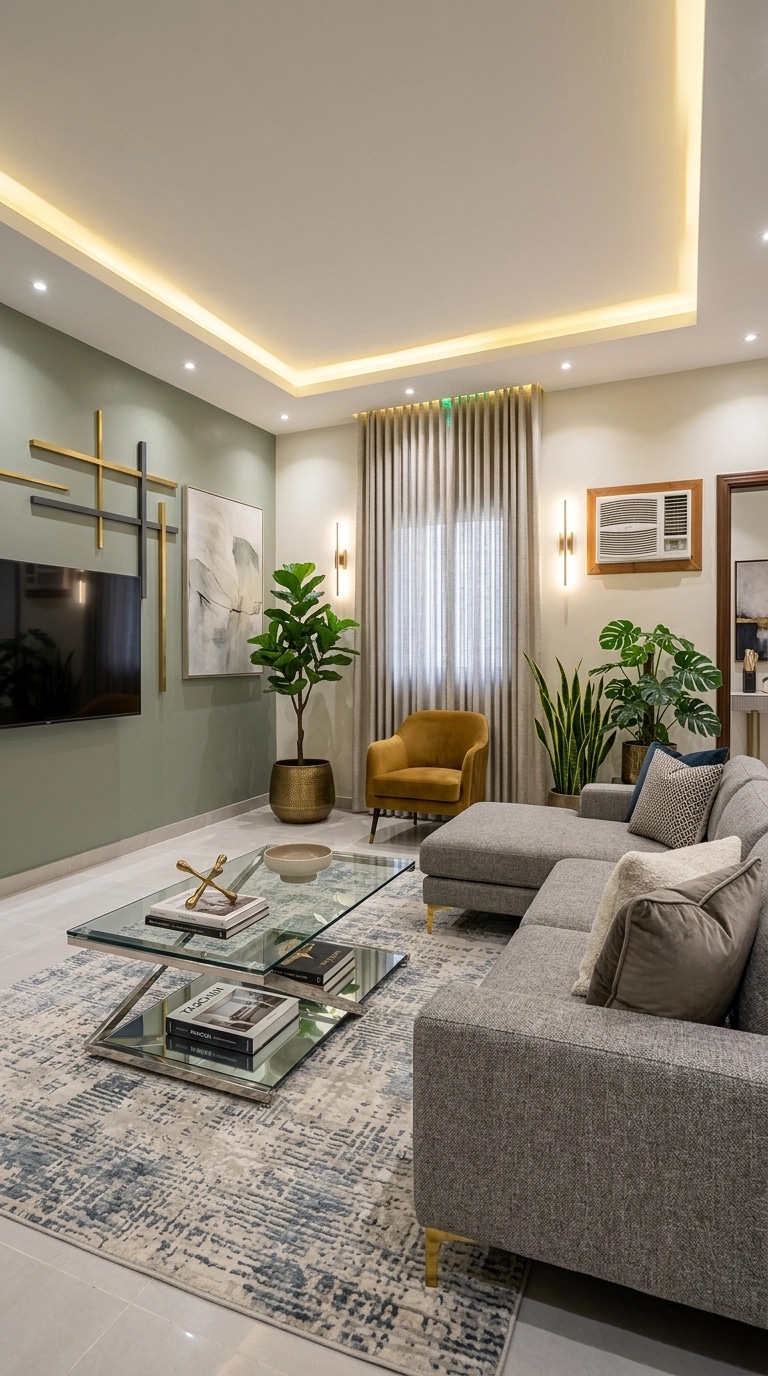 Interior design in Contemporary style — Living Room by GenRoom AI