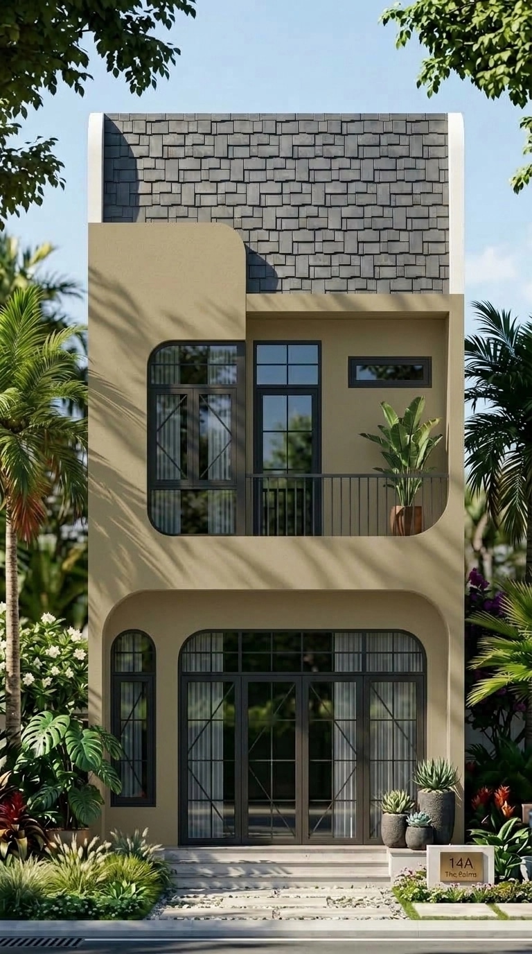 Facade design in Contemporary Facade style — Facade by GenRoom AI