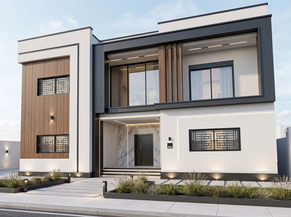 Facade design in Contemporary Facade style — Facade by GenRoom AI