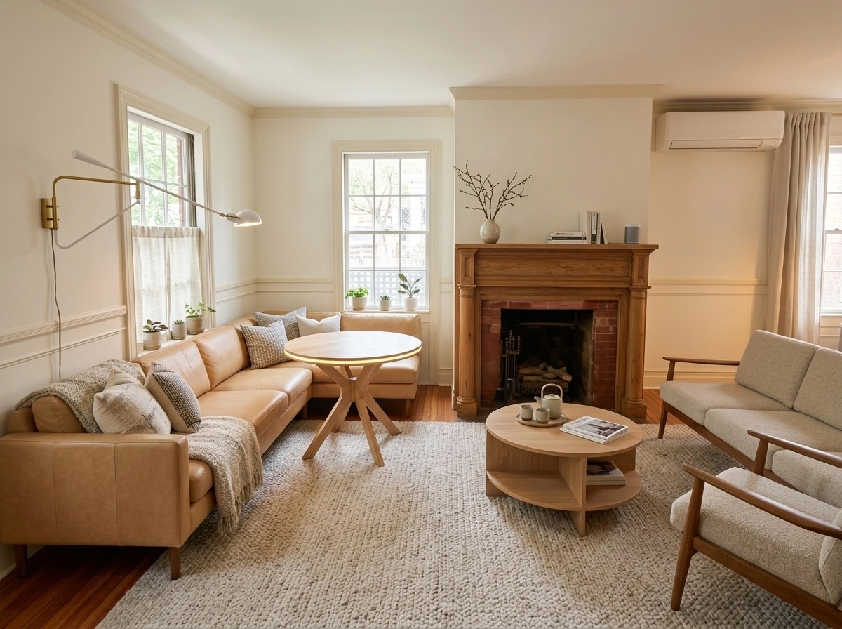 Scandinavian Living Room design — interior photo by GenRoom AI
