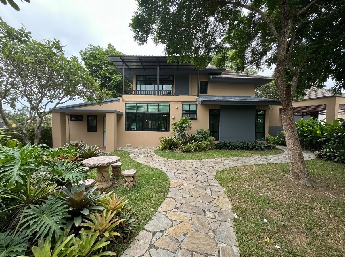 Yard design in no_style style — photo by GenRoom AI