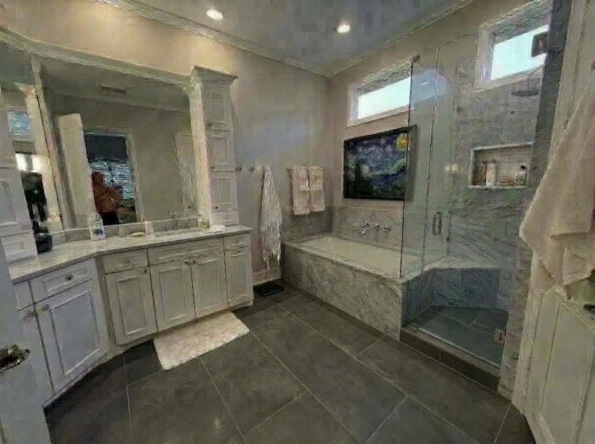 Bathroom interior in no_style style — photo by GenRoom AI