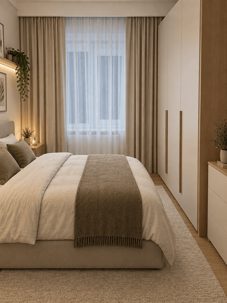 Minimalism Bedroom design — interior photo by GenRoom AI