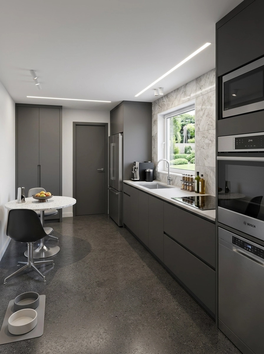 Kitchen interior in Contemporary style — photo by GenRoom AI
