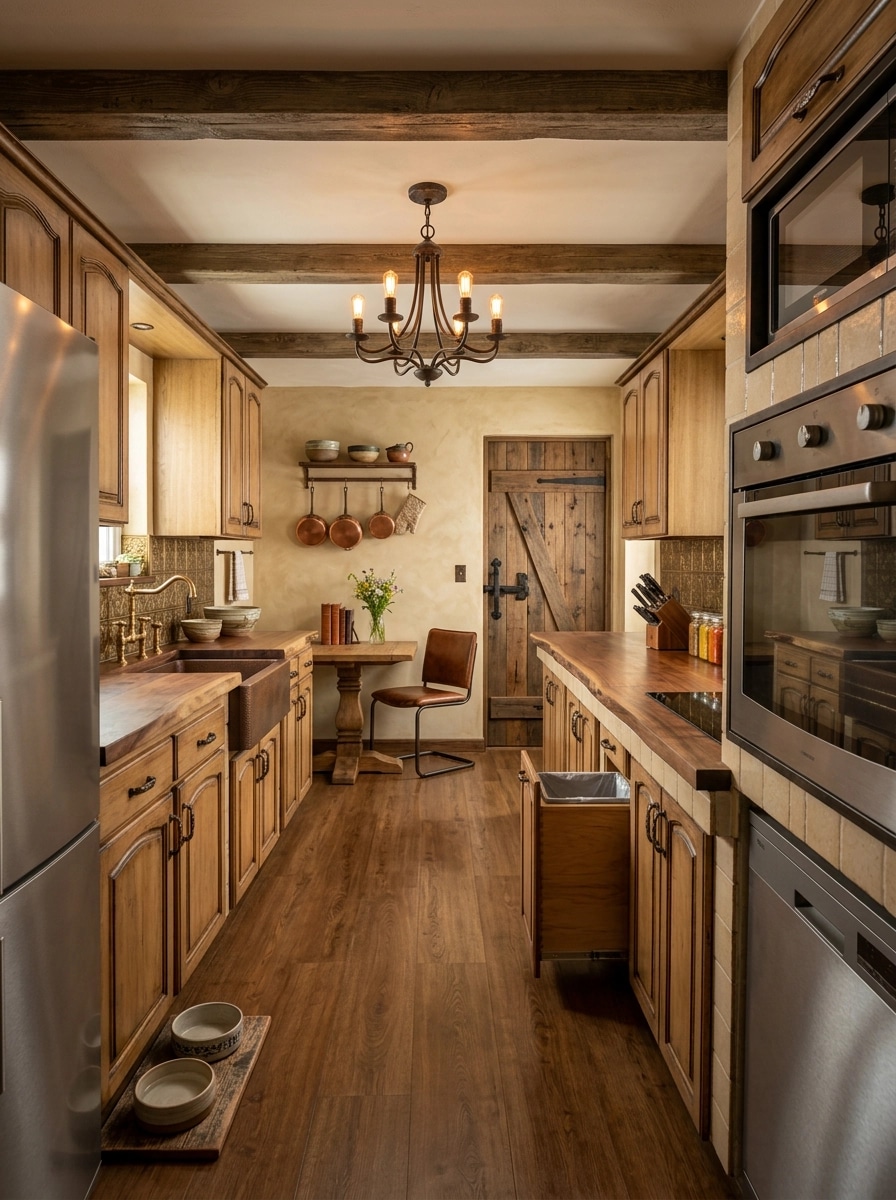 Interior design in Rustic style — Kitchen by GenRoom AI