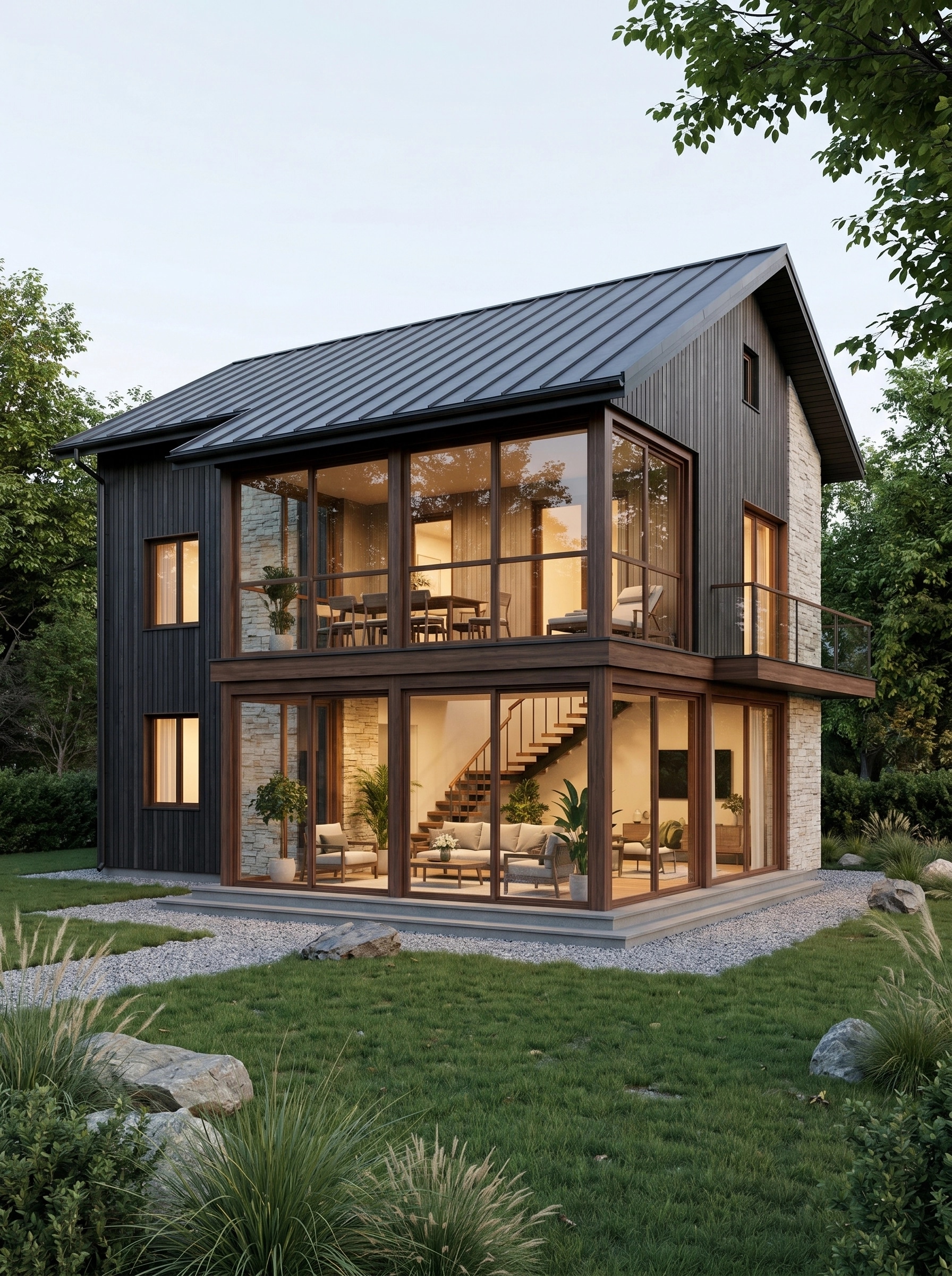 Scandinavian Facade Facade design — facade photo by GenRoom AI