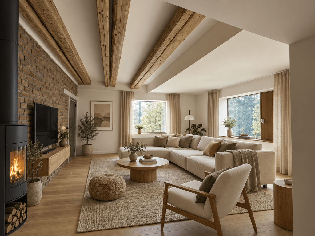 Scandinavian Living Room design — interior photo by GenRoom AI