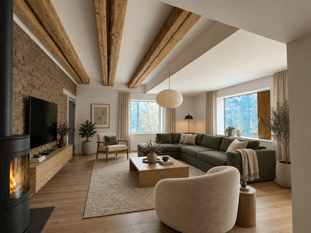 Minimalism Living Room design — interior photo by GenRoom AI