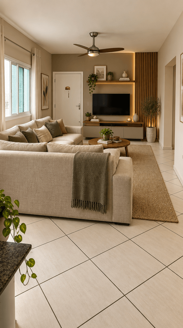 Interior design in Transitional style — Living Room by GenRoom AI