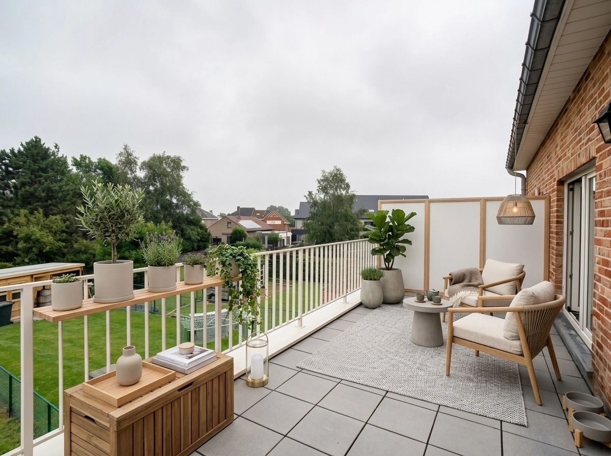 Interiördesign i stilen Scandinavian — terrace av GenRoom AI