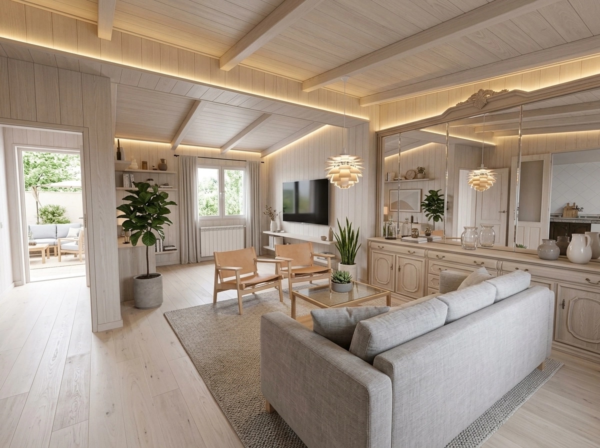 Scandinavian Living Room design — interior photo by GenRoom AI