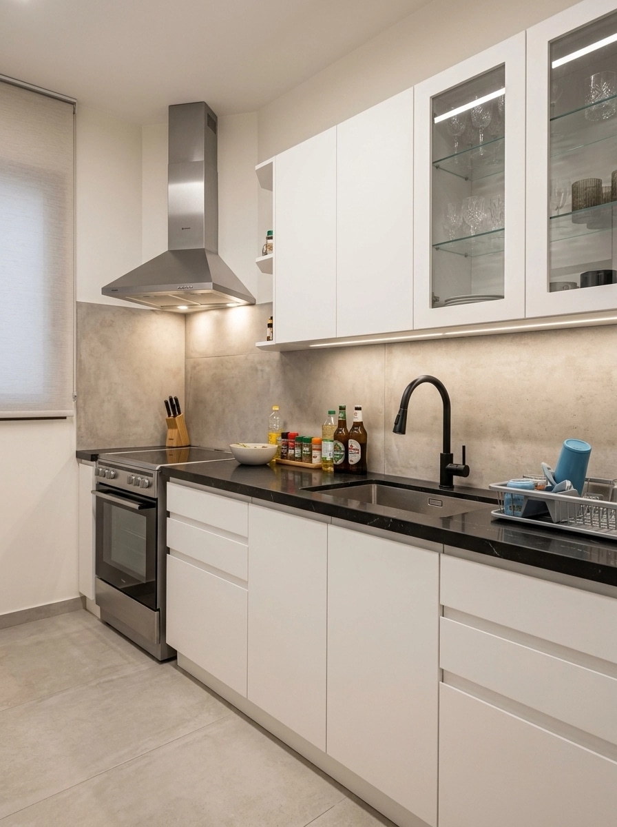 Interior design in Contemporary style — Kitchen by GenRoom AI