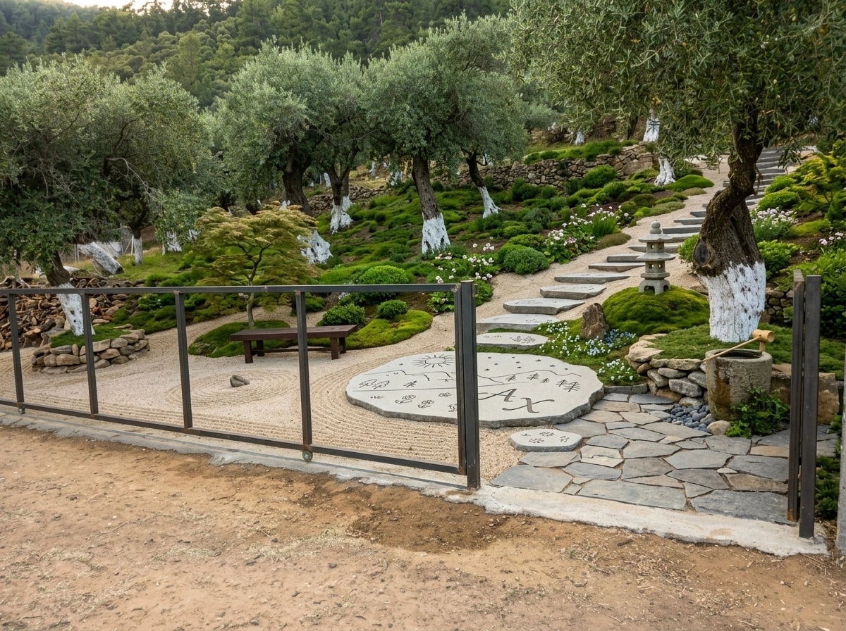 Design paysager en style Japanese Garden — Jardin par GenRoom AI
