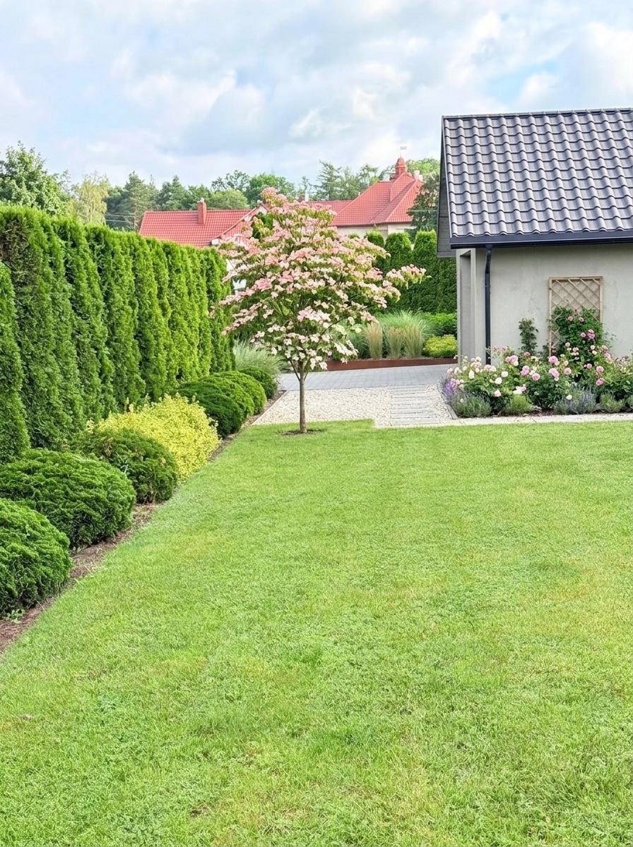 Yard design in no_style style — photo by GenRoom AI