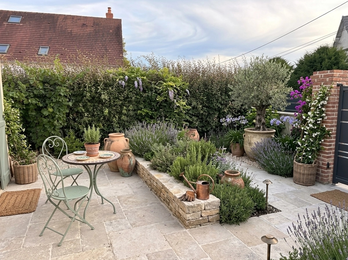 Landscape design in Provence Garden style — Yard by GenRoom AI