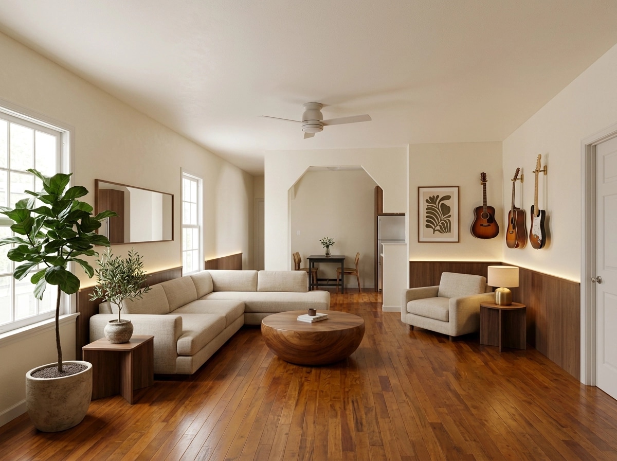 Interior design in Mediterranean style — Living Room by GenRoom AI