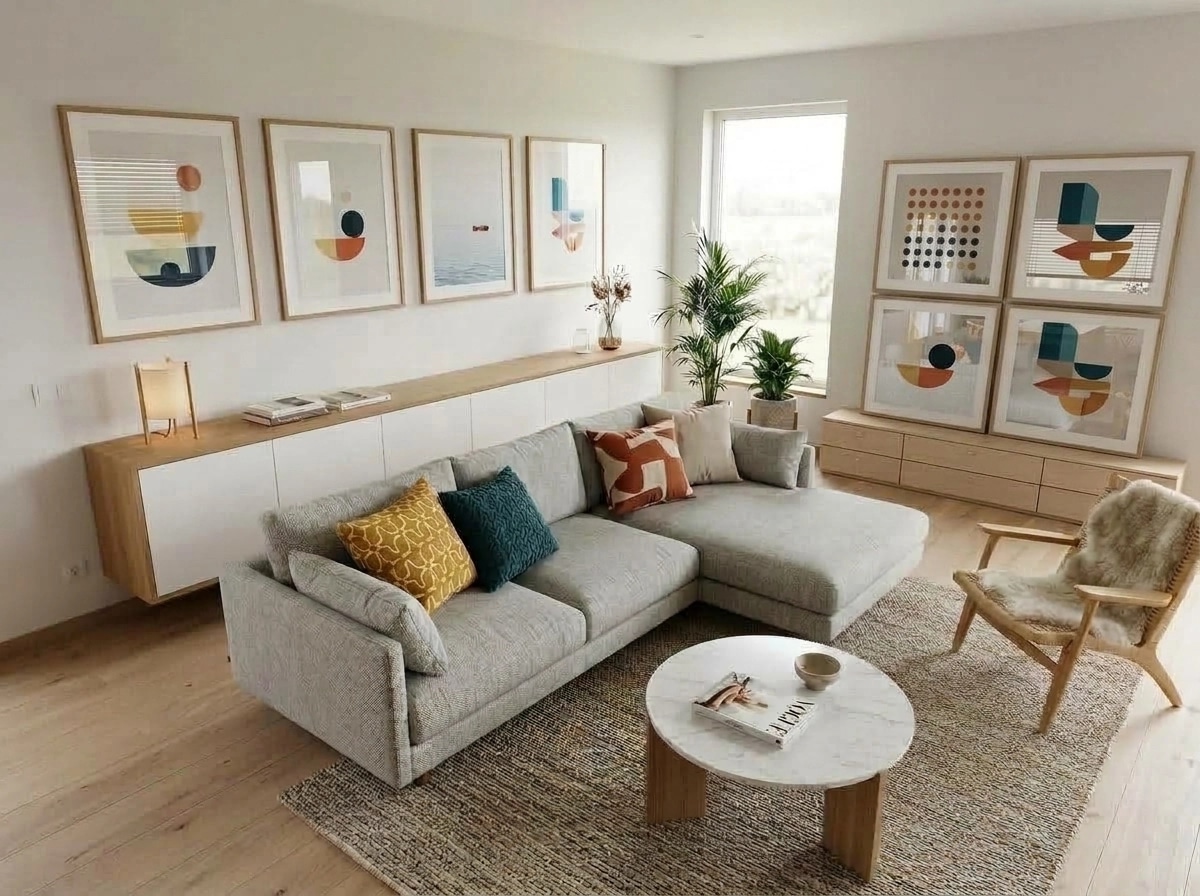 Scandinavian Living Room design — interior photo by GenRoom AI