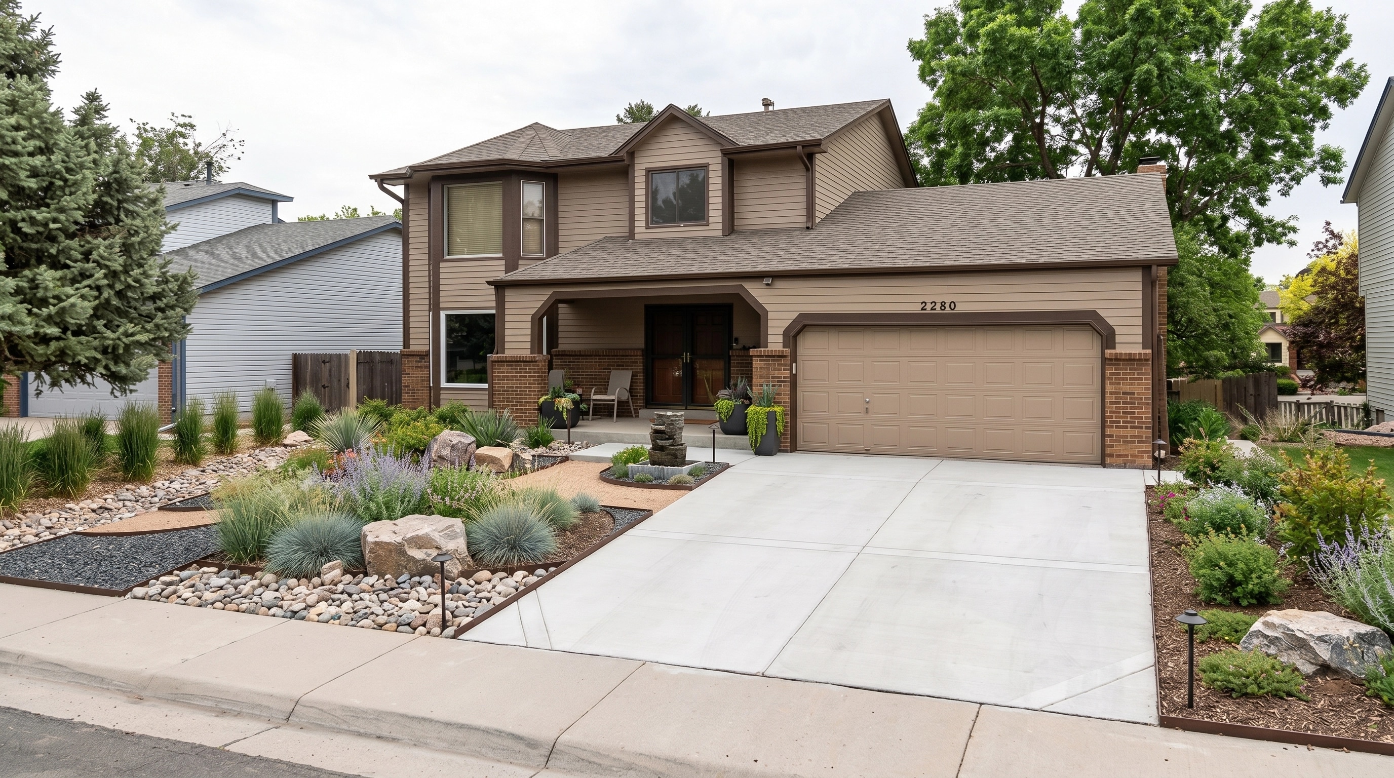 Landscape design in Contemporary Yard style — Yard by GenRoom AI
