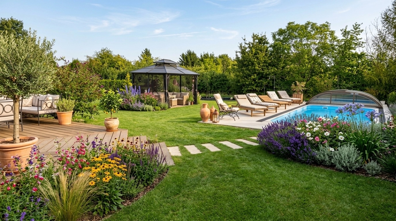 Mediterranean Yard Yard design — yard photo by GenRoom AI